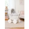 Carrito de Muñecas My Sweet Baby de Mimbre Blanco con Ropa de Cama - imagen 2