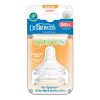 Chupete Dr Brown's Wide-Neck Nivel 1 Silicona 2-Pack - imagen 2