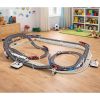 Gran Set de Carreras: Circuito de Coches y Tren Eléctrico