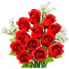 Detalles del Bouquet de Rosas en plástico, ideal para decorar.