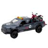 Camioneta pickup gris Lean toys de plástico con acabado todoterreno