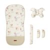 Set Deluxe Silla Paseo Muselina Oca y Ratón Cojín
