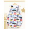 Cotton Sleeping Bag For Children, Size M, 3-12 Months, Tog 2.5, All-season - Colorful Cars