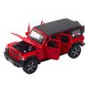 Coche Todo Terreno Rojo con Caravana 1:32