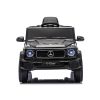 Coche eléctrico Mercedes G 4x4 negro 24V Lean Cars con ruedas EVA, vista lateral