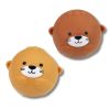 Juego de baño familia nutrias con cesta y pelotas 7 pcs