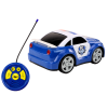 Coche de Policía de Dibujos Control Remoto con Luces y Sonidos