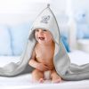 Toalla de baño con capucha Akuku Bear Grey para bebé - imagen 3