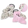 Manta de Asiento de Coche Doble Cara My Sweet Baby Peony Flower Pink