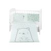 Juego de cama 6 piezas Kikkaboo Bear with me Menta