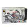 Motocicleta Deportiva de Metal con Luces y Sonidos 1:12