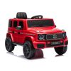 Coche eléctrico infantil Mercedes G 4x4 rojo Lean Cars con tracción total, vista frontal