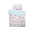 Juego de Cuna My Sweet Baby - Ropa de Cuna con Hojas Beige