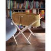 Moses Basket Boho Handmade Cotton With Mattress - Honey Yellow