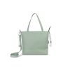 Bolso Maternal Sensillo de Eco-Cuero en Color Verde Oliva
