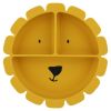 Plato Compartimentado de Silicona con Ventosa Trixie - Mr. Lion