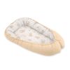 Baby Nest Double-sided Premium Cocoon For Infants Bobono- Rainbow Beige Bear/ Beige