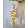Tether My Sweet Baby para Caballo de Juguete - Blanco y Amarillo