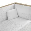 Jgo 2 Pcs.colcha I-v. Cuna 60 Merlo Crudo 60x120x3 Cm - Cambrass - imagen 2