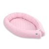 2-in-1- Baby Nest Quilted - Snake Pillow Bumper - Pink