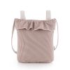 Bolso maternal Bohem Taylor Cambrass color rosa vichy, vista frontal