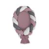 Braided Baby Nest 2 In 1 - Pastel Violet - Gray - Anthracite