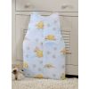 Cotton Sleeping Bag For Children, Size M, 6-12 Months, Tog 2.5, All-season, Blue Teddy Bear