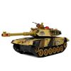 Tanque de combate Lean toys, con luces LED y sonidos realistas.