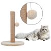 Rascador para Gatos Torre 40 cm x 30 cm Color Marrón Claro