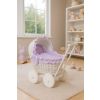 Carrito de Muñecas My Sweet Baby de Mimbre con Ropa Lila - imagen 3