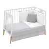 Jgo 2 Pcs.colcha I-v. Cuna 70 Forest Gris 70x140x3 Cm - Cambrass