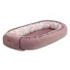 Nido de Bebé Reversible Velvet Bloom Rosa 80x45 – Cocoon Ajustable y Acolchado - imagen 2