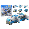 Set de Construcción 6 en 1 Vehículos de Policía 1000 pcs