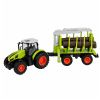 Tractor forestal RC de color verde y negro ideal para niños