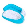 Baby Nest Double-sided Premium Cocoon For Infants Bobono- Turquoise/ Turquoise