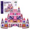 Bloques de Construcción Magnéticos Castillo de Princesa en color rosa