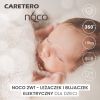 Silla mecedora Noco Caretero en posición reclinable