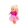 Muñeca con Vestido Rosa que Hace Sonido y Orina