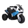 Moto eléctrica infantil BMW S1000RR triciclo azul Lean Cars, vista frontal