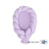 Nido trenzado 2 en 1 Lilac de My Sweet Baby para bebé - imagen 2