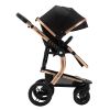 Cochecito para Bebés Irene 3 en 1 , Kikkaboo color negro