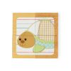 6 puzzles de 4 cubos de madera Sophie la Girafe Janod