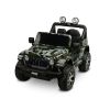 Vehículo eléctrico todo terreno Jeep Rubicon Verde Camuflaje con batería - imagen 2