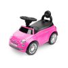 Correpasillos Coche de juguete para niños Fiat 500 de Toyz: diseño italiano y calidad excepcional para horas de diversión-Rosa