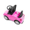 Correpasillos Coche de juguete para niños Fiat 500 de Toyz: diseño italiano y calidad excepcional para horas de diversión-Rosa