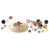 Juego de canicas con plato con 31 canicas - imagen 2