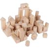 Juego de construcción madera, en saco - 100 Unidades