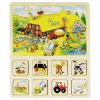 Juego de imágenes granja, circo...