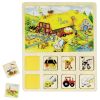 Juego de imágenes granja, circo...