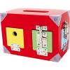 Juego de motricidad, Caja de cerraduras